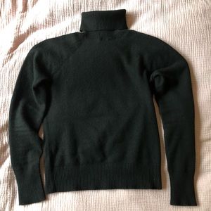 Ann Taylor Black Cashmere Turtleneck